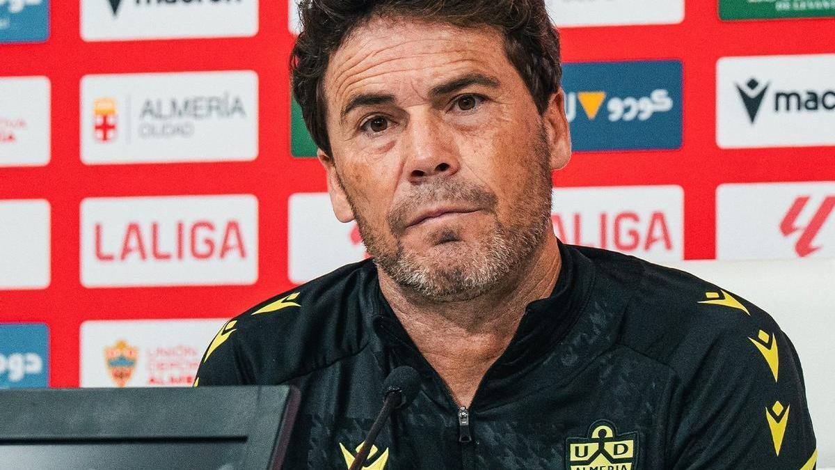 Rubi, en la previa del encuentro.