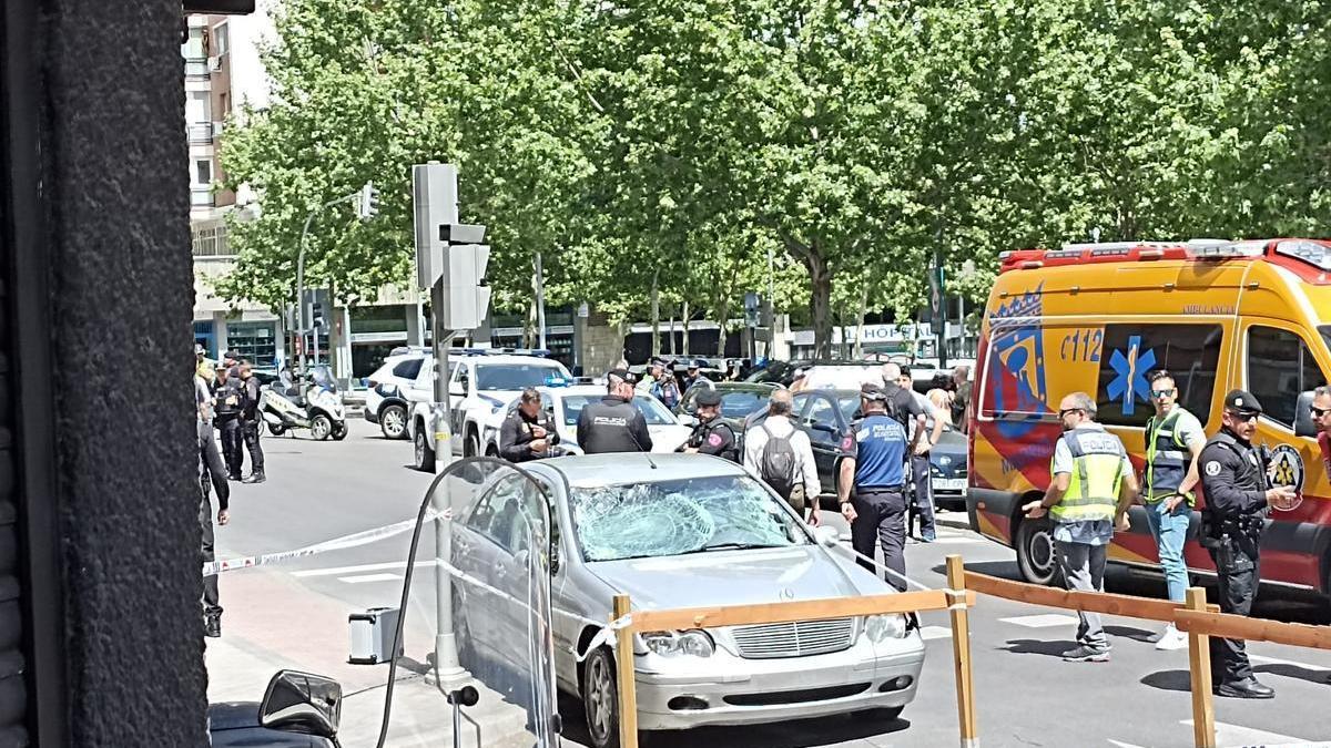 Dos muertos en un atropello múltiple en Madrid