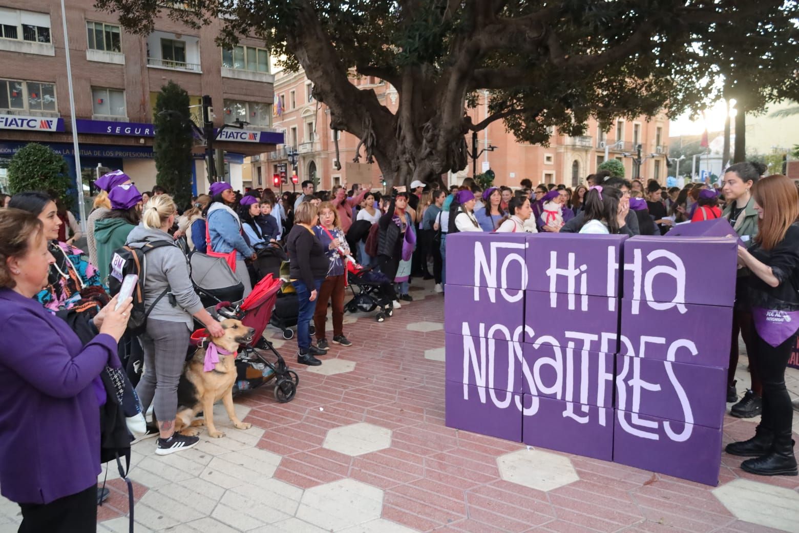 Las mejores imágenes de la manifestación del 8-M en Castellón