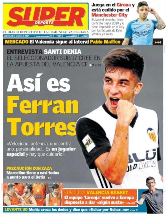 Estas son las portadas deportivas de hoy, 12-O