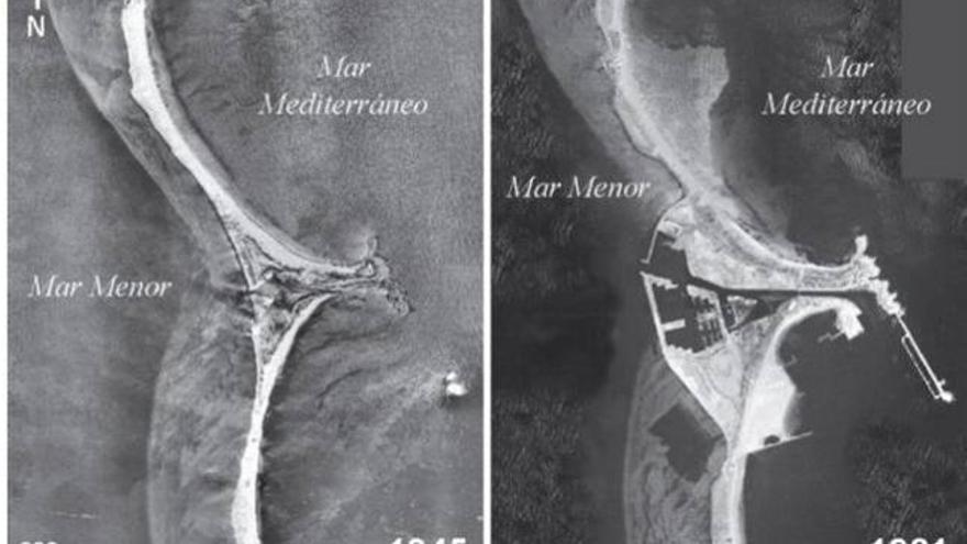 Mar Menor. El Estacio, antes y después