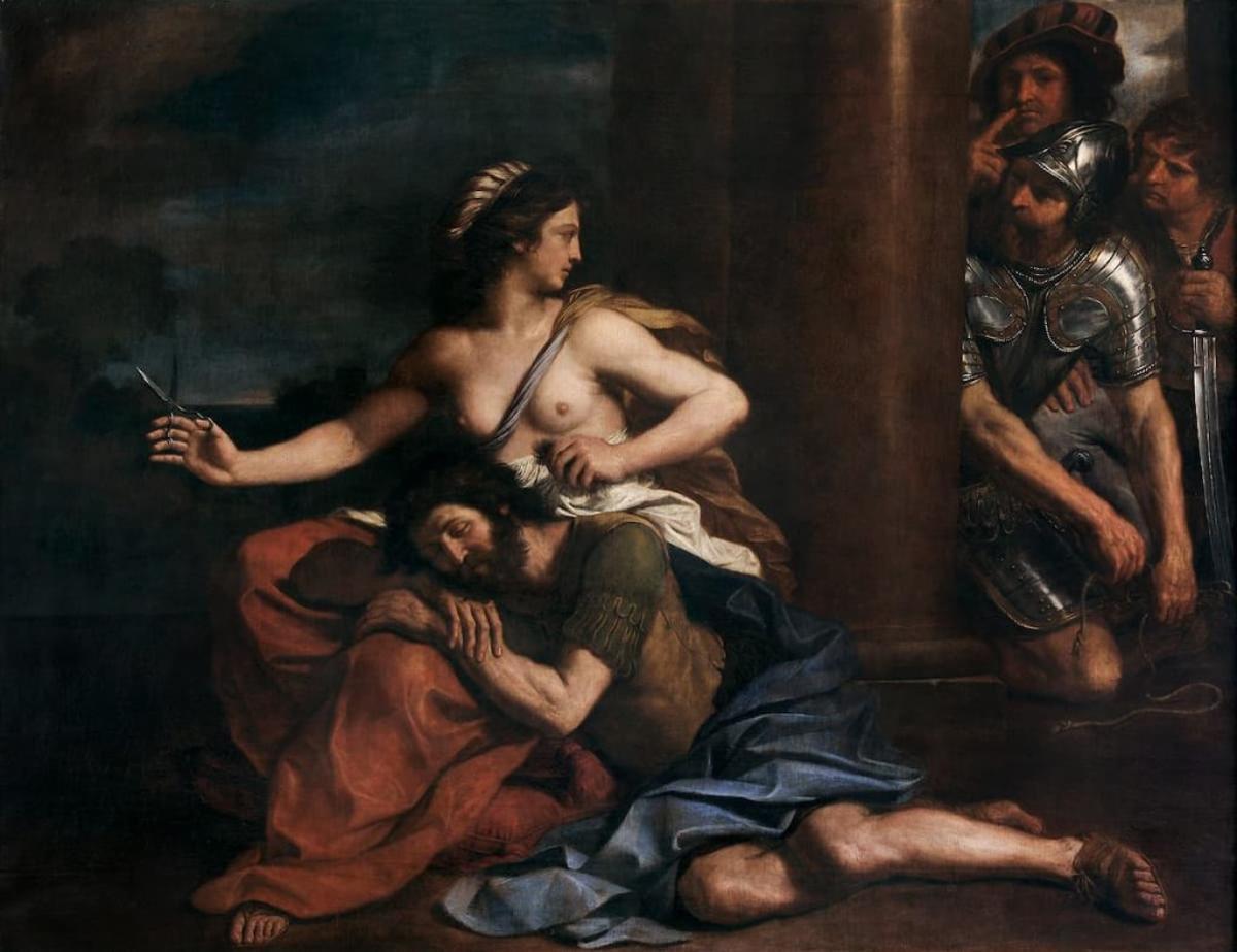 'Sanson y Dalila', de Guercino.