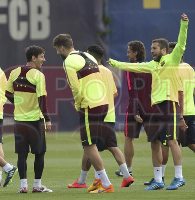 Entrenamiento FC Barcelona