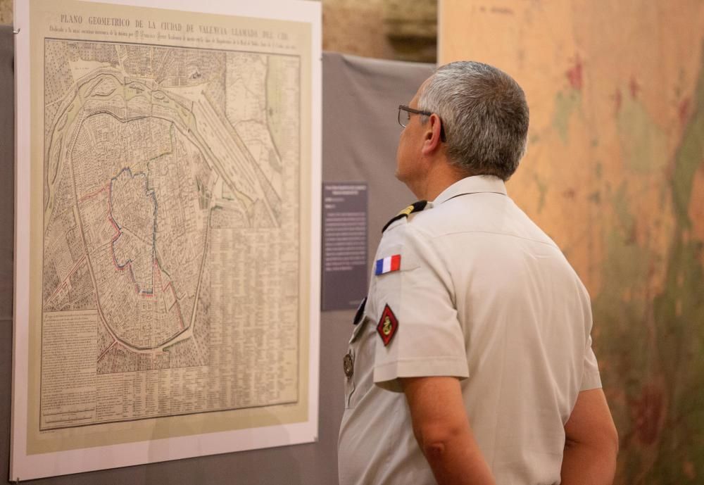 Exposición cartográfica en Capitanía General de València