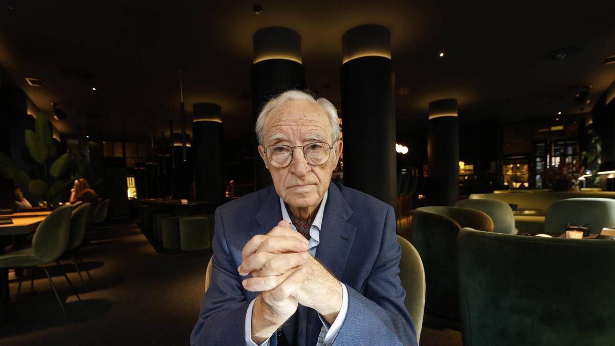 Francisco Javier Lasarte Álvarez, ayer, en Gijón.