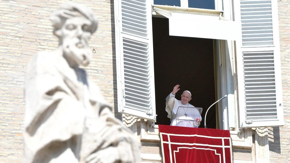 El Papa Francisco este domingo en el Vaticano.