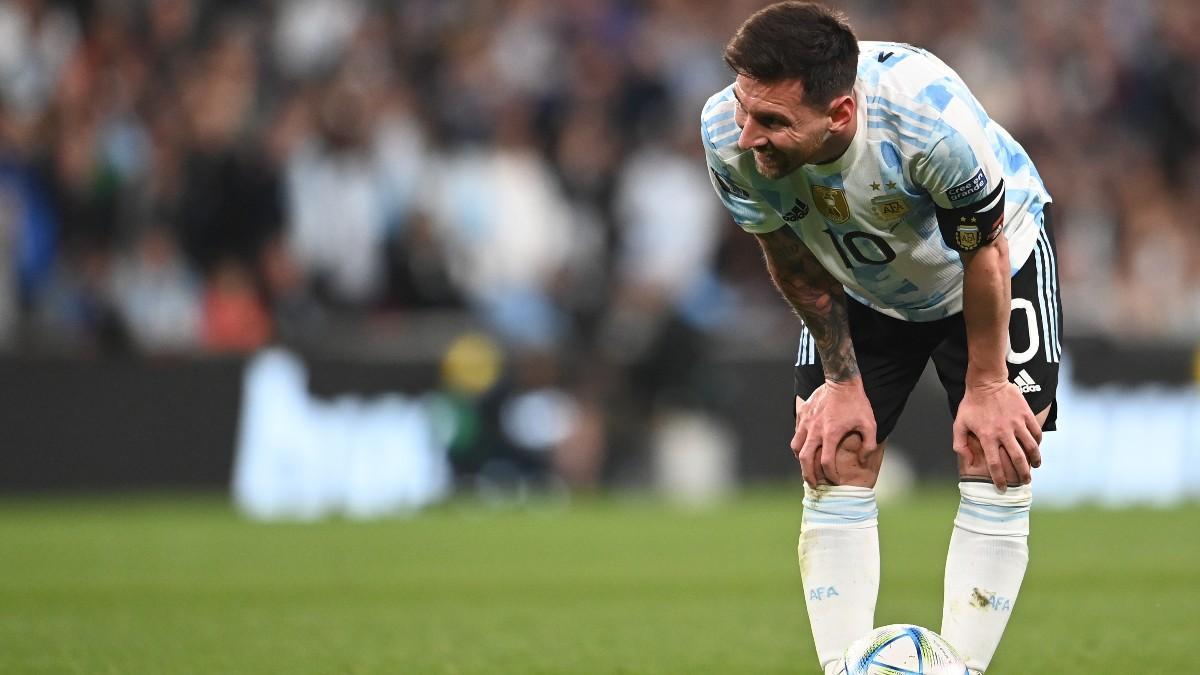 Messi, durante la Finalissima