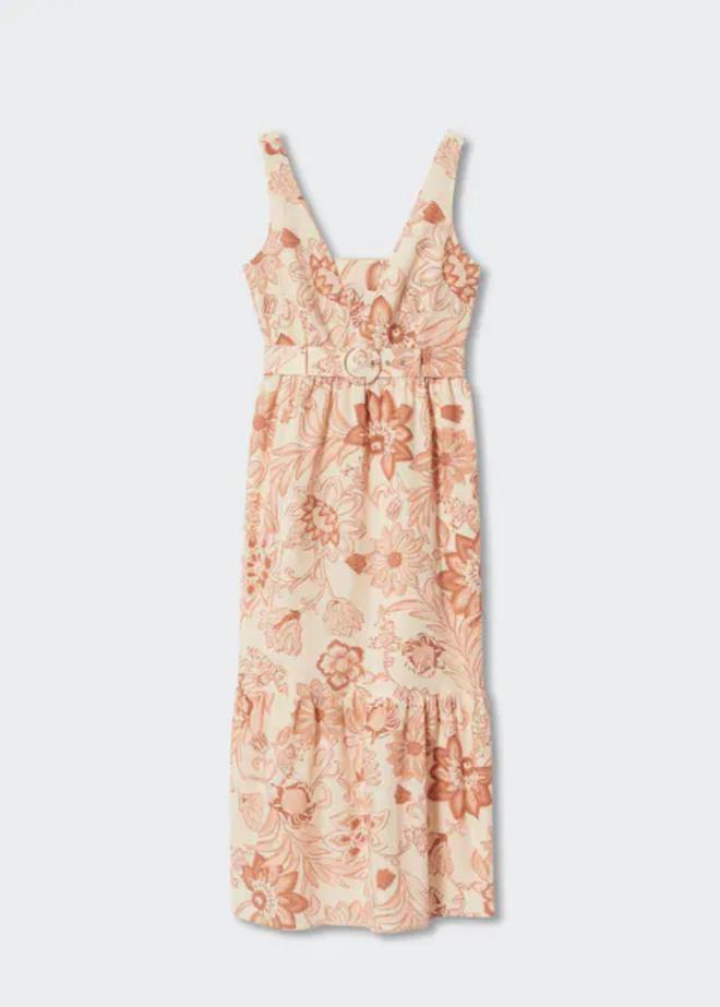 Vestido de algodón de Mango (precio: 49,99 euros)