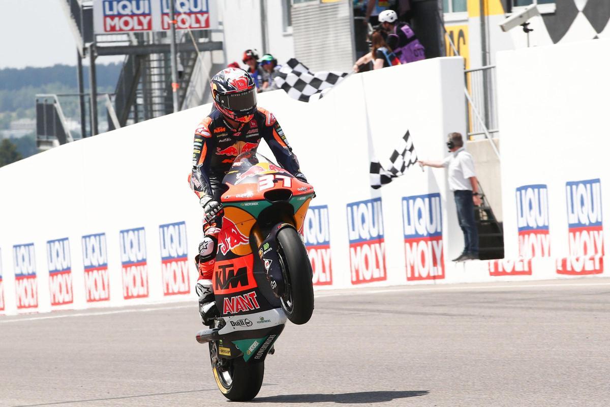 Pedro Acosta, en el Gran Premio de Alemania