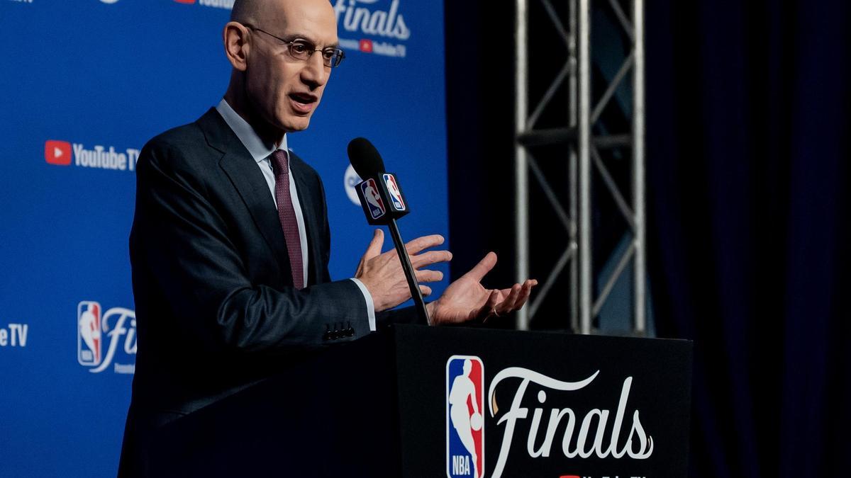 Fotografía de archivo de Adam Silver, comisionado de la NBA.
