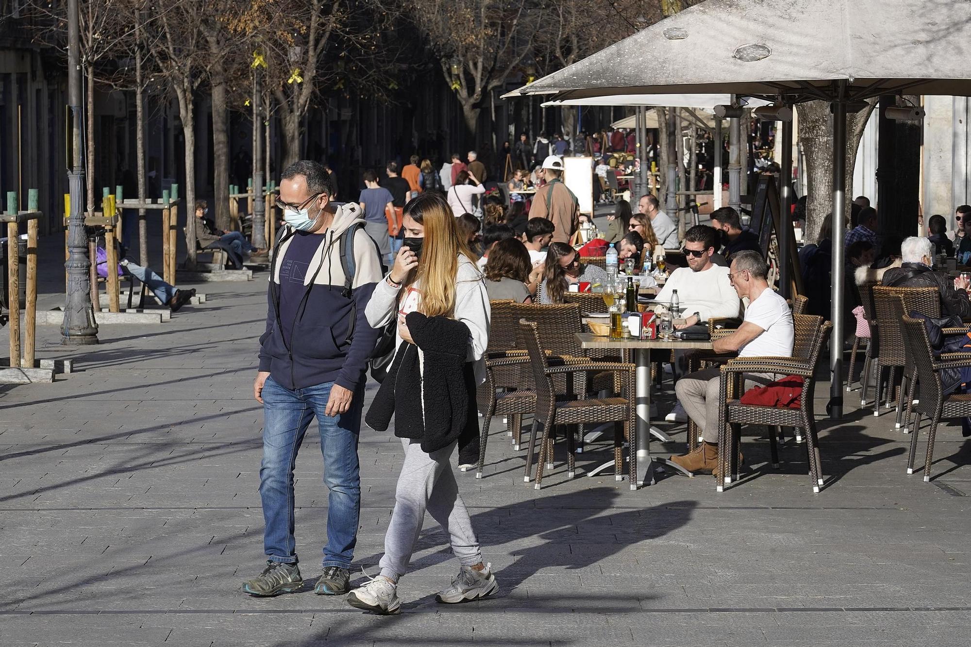 Girona viu un Nadal i Cap d’Any amb una calor de rècord