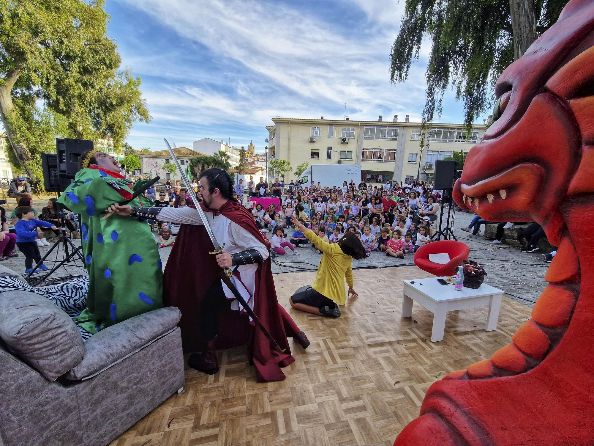 San Jorge ya se enciende en Cáceres