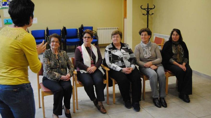 Asistentes al último taller de &quot;Tiempo Propio&quot; en Posada.