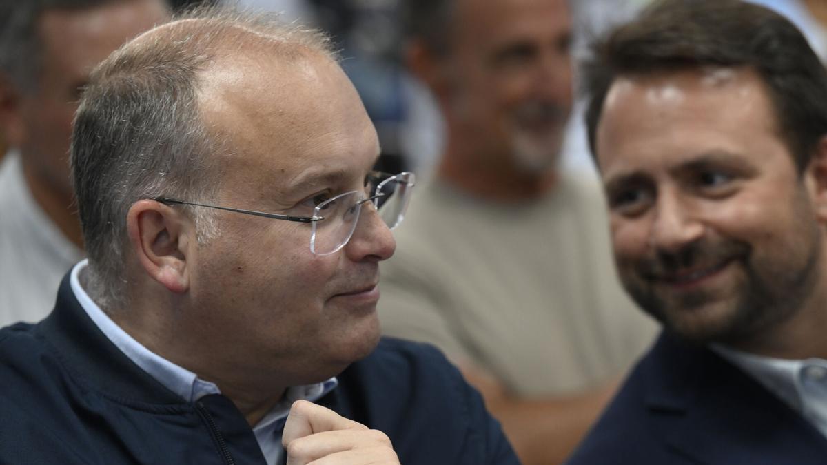 Miguel Tellado y Álvaro Queipo.