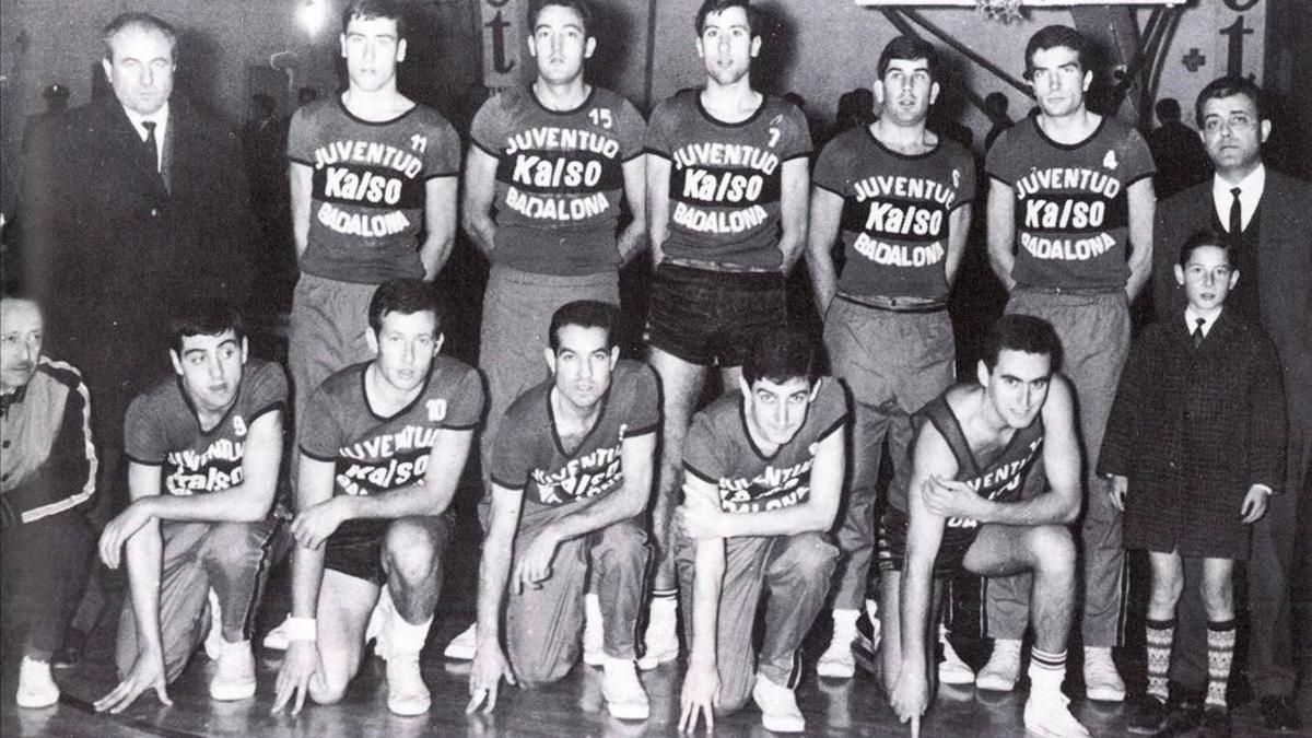 Imagen del Joventut campeón de Liga 66-67, título del que se cumplen 50 años