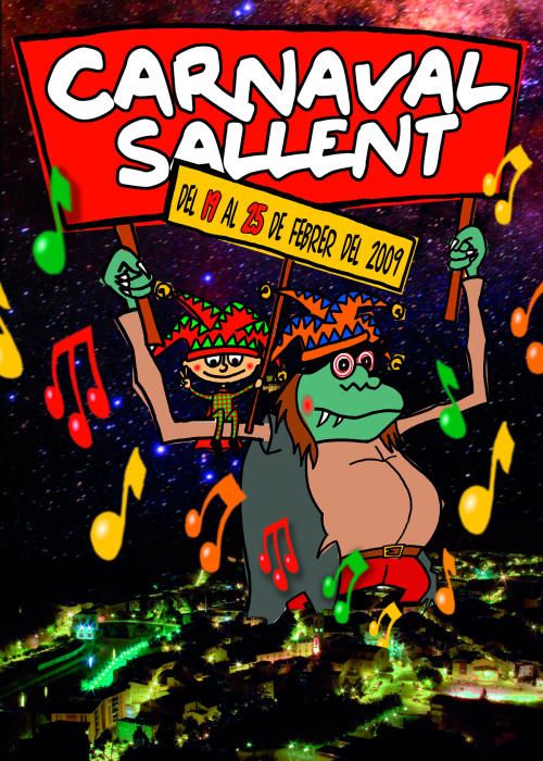 Tots els cartells del Carnaval de Sallent