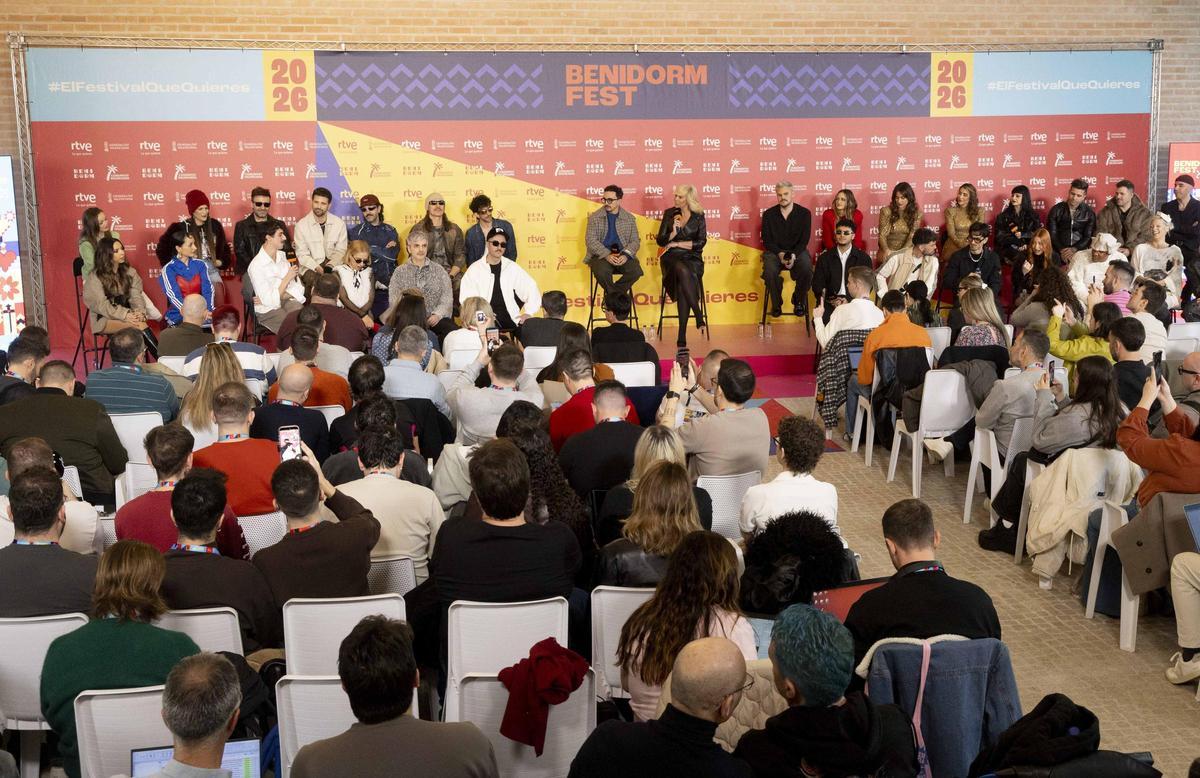 Presentación de los 18 participantes del Benidorm Fest 2026