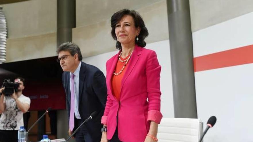 La presidenta del Banco Santander, Ana Botín.