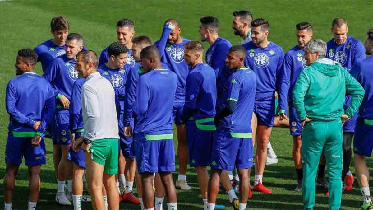 El Betis prepara su compromiso ante el Barcelona