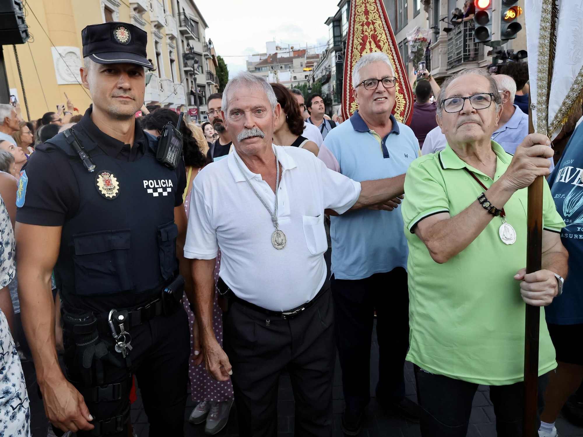 La llegada de la Virgen de la Fuensanta a Murcia para la Feria, en imágenes.