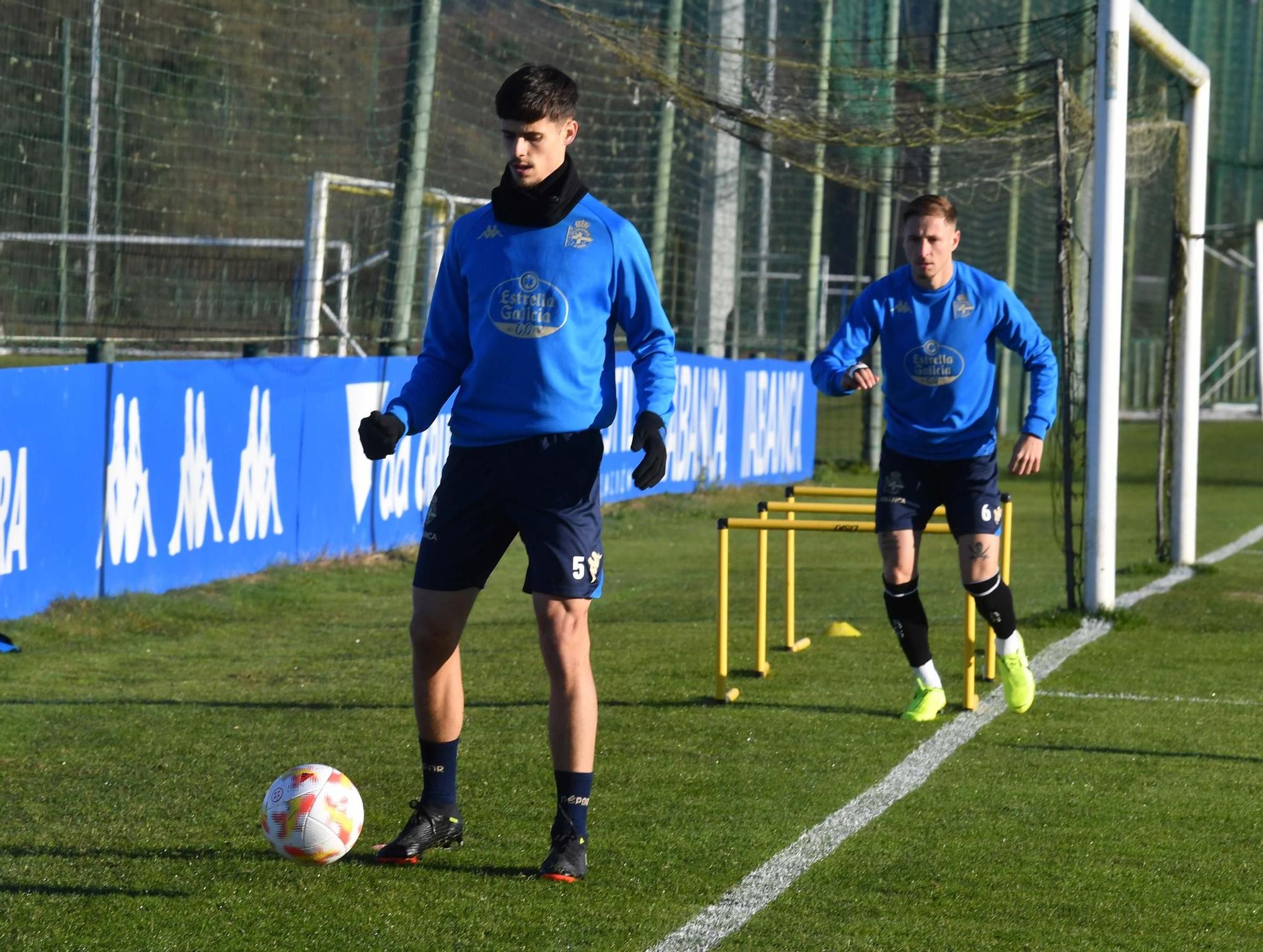 El Dépor regresa a los entrenamientos tras la jornada de descanso