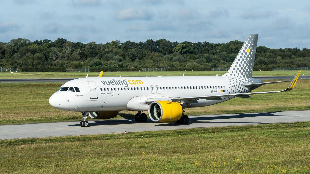 Un avión de Vueling en una imagen de archivo