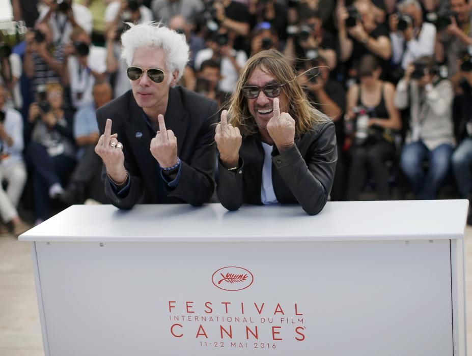 Directo Jim Jarmusch y el cantante Iggy Pop en el Festival de Cannes