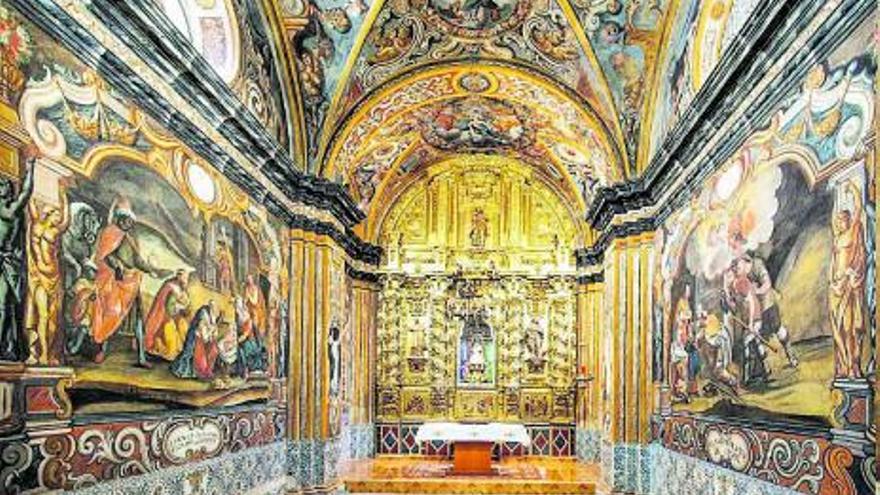 Capilla Malanca en la Iglesia de San Millán en Torrelapaja.