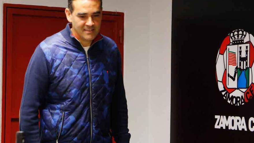 Miguel Losada, entrenador del Zamora CF.