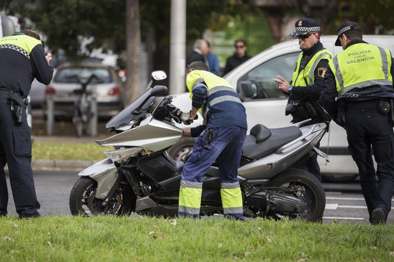 Un anciano muere arrollado por una moto en Blasco Ibáñez