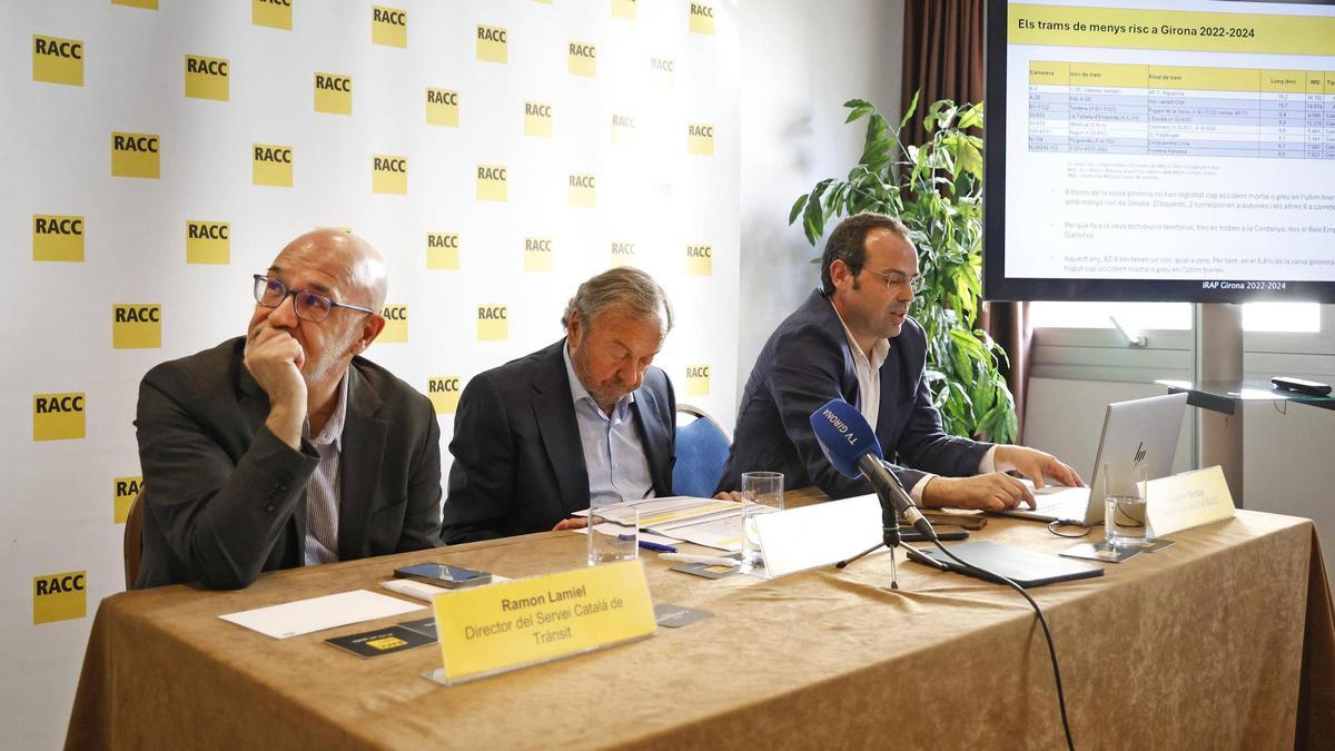 Un moment de la presentació de lestudi iRAP de les comarques de Girona.