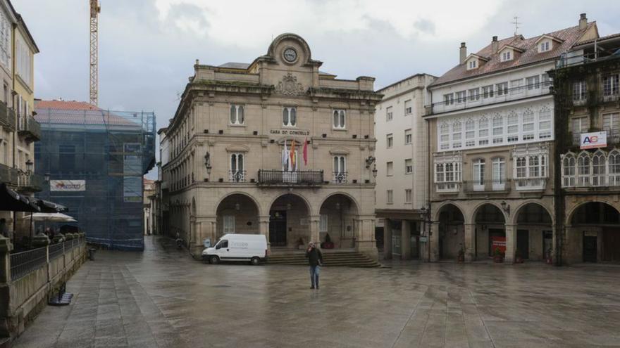 Fachada del consistorio de Ourense. |  Roi Cruz