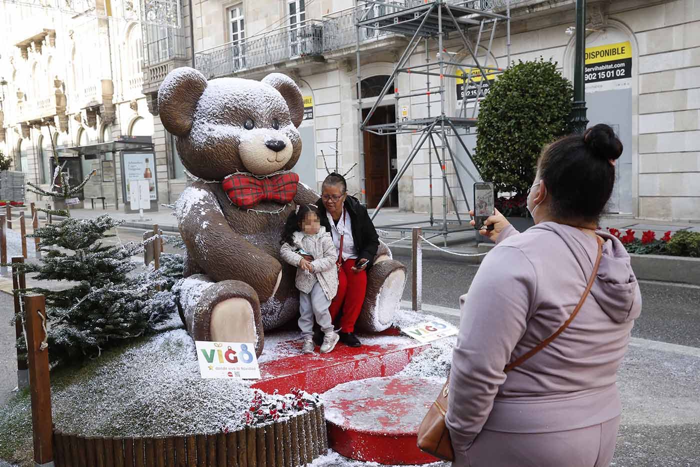 Visitantes por Navidad en Vigo