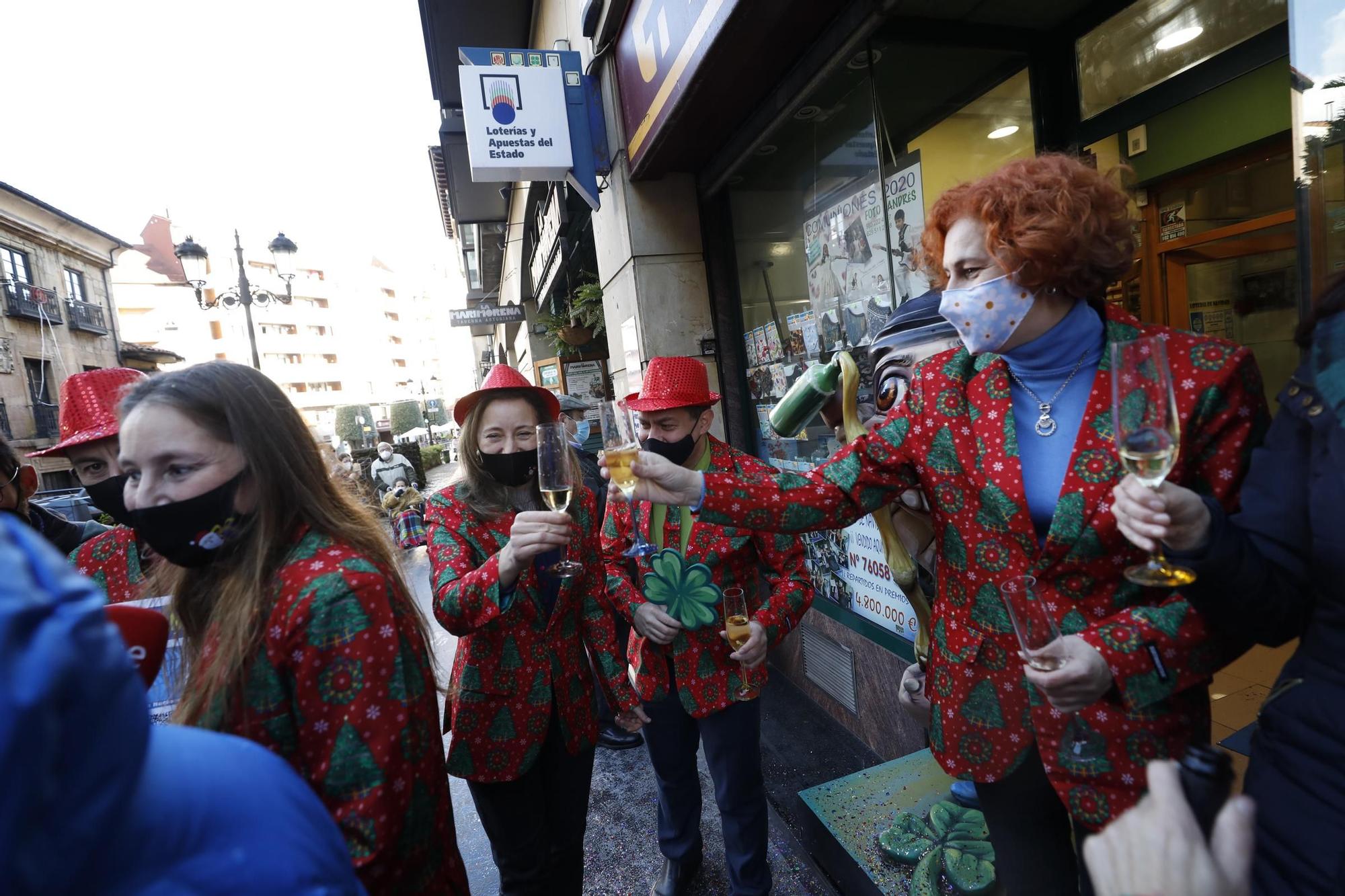 Oviedo se lleva 5 décimos del primer premio de la Lotería del Niño