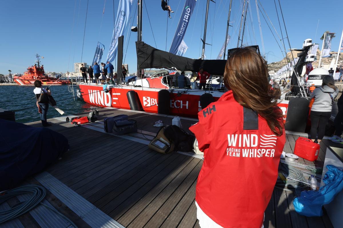 Uno de los equipos preparándose para el gran desafío de la Ocean Race