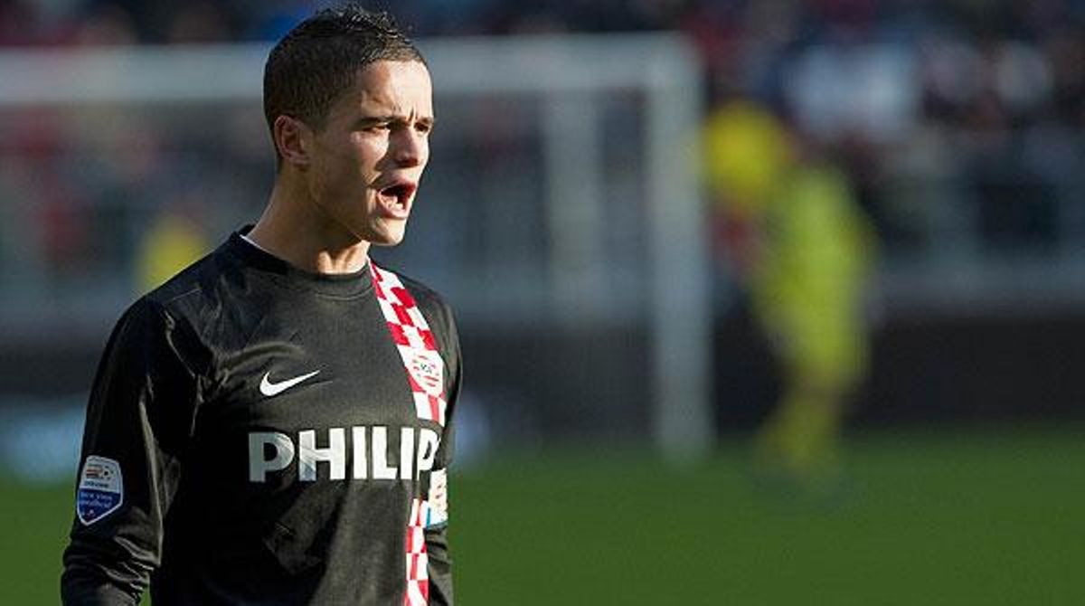 Recurs tècnic d’Afellay durant un entrenament.