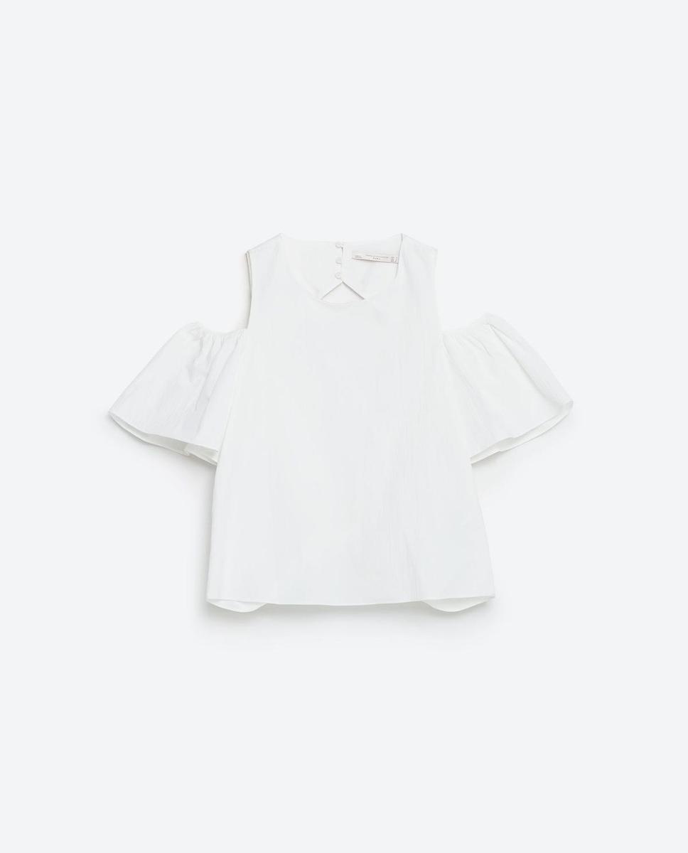 Camisa corta Zara (22,95€)