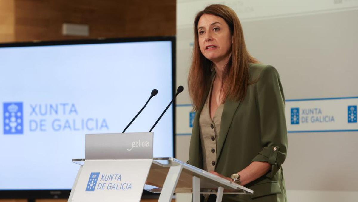 La conselleira de Medio Rural, en un acto en la Xunta. | X.Álvarez
