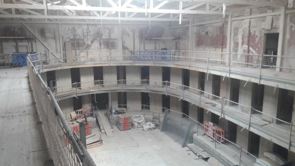 Así están las obras del Teatro Pereira