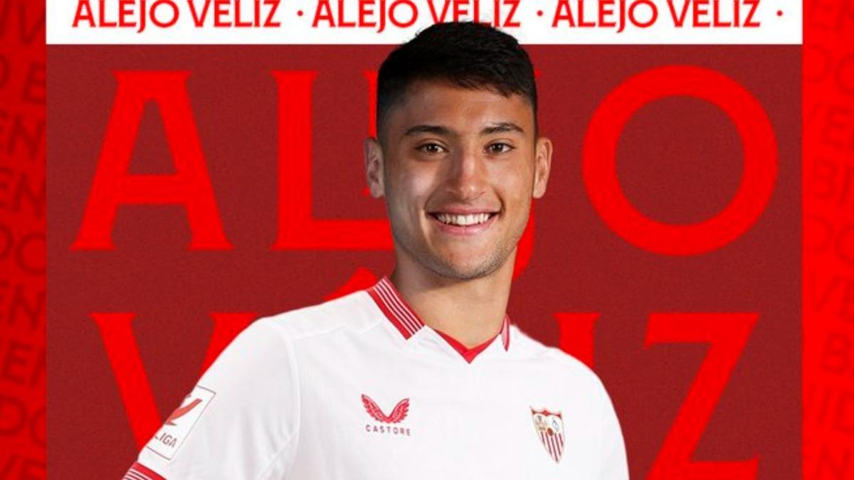 Alejo Véliz jugará en el Sevilla hasta final de temporada