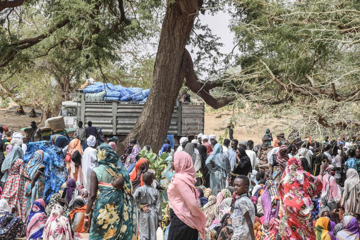 Éxodo de refugiados sudaneses hacia El Chad