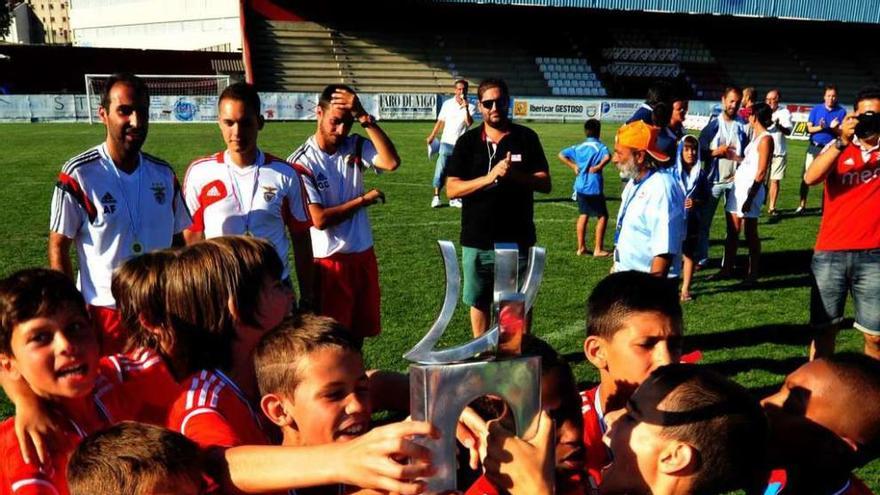 El Benfica defenderá el título conseguido el año pasado. // I. Abella