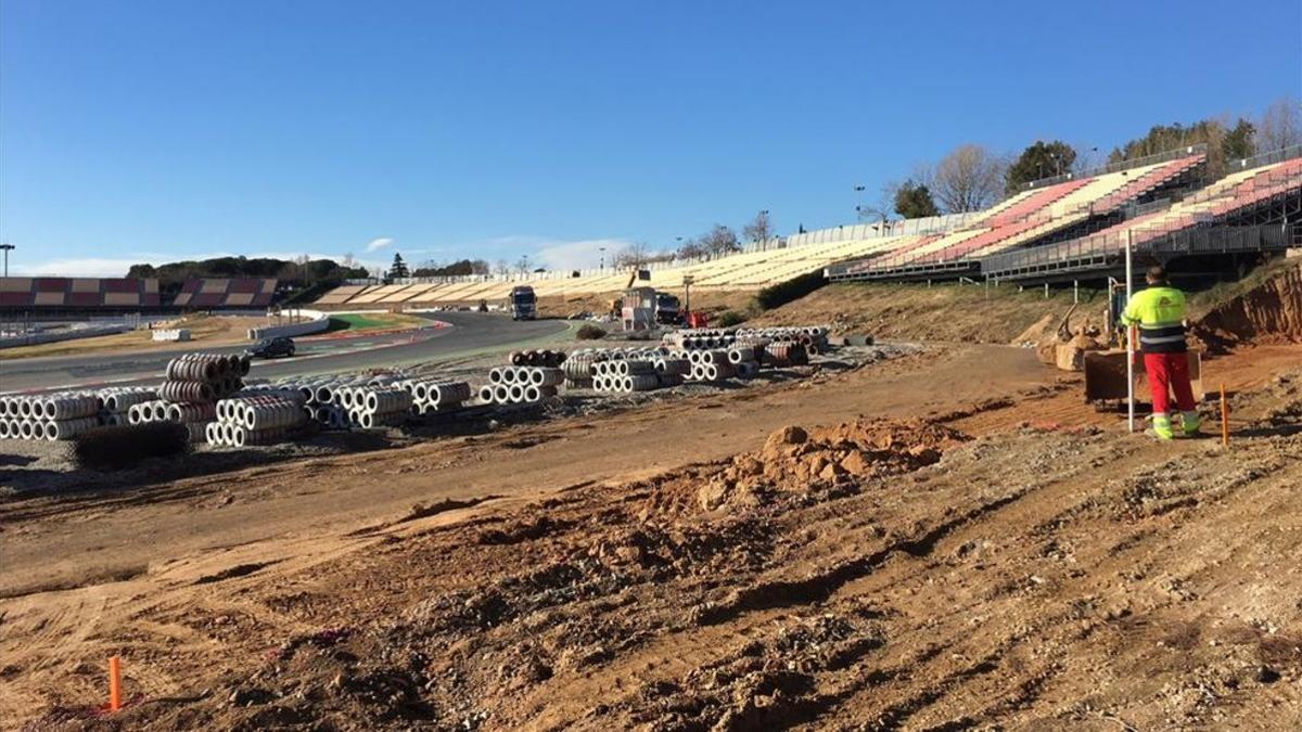 Toda la tribuna H se desplaza, en la remodelación del Circuit