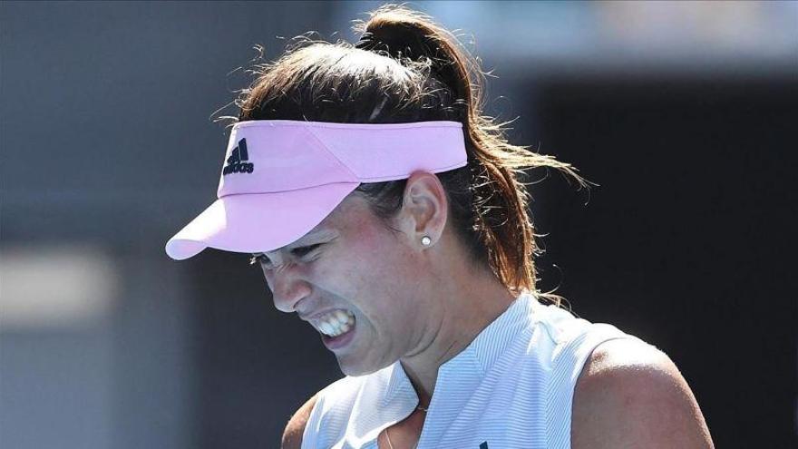 Dura derrota de Muguruza en el Abierto de Australia