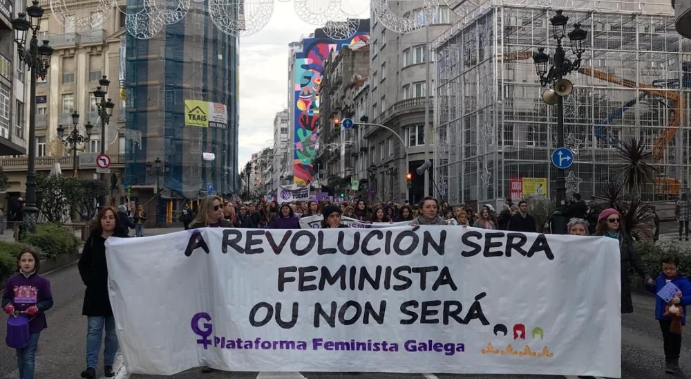 Vigo estalla contra la violencia machista