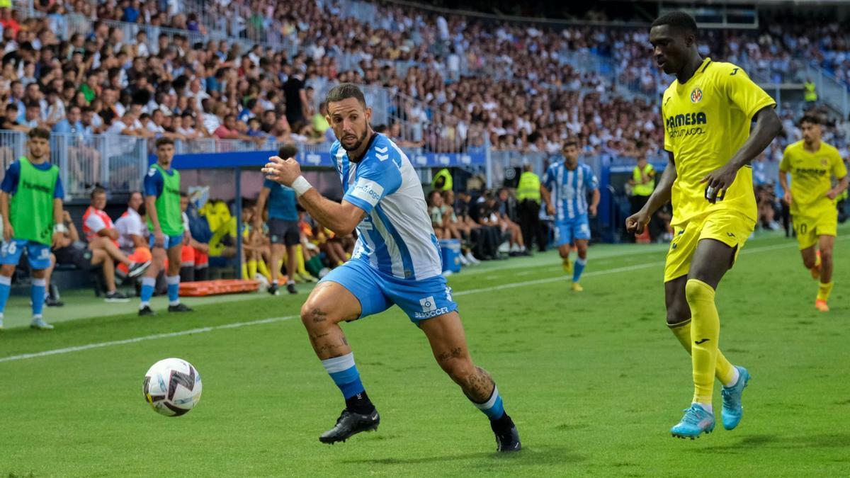 Fran Sol salió en el minuto 71en el encuentro frente alVillarreal B.