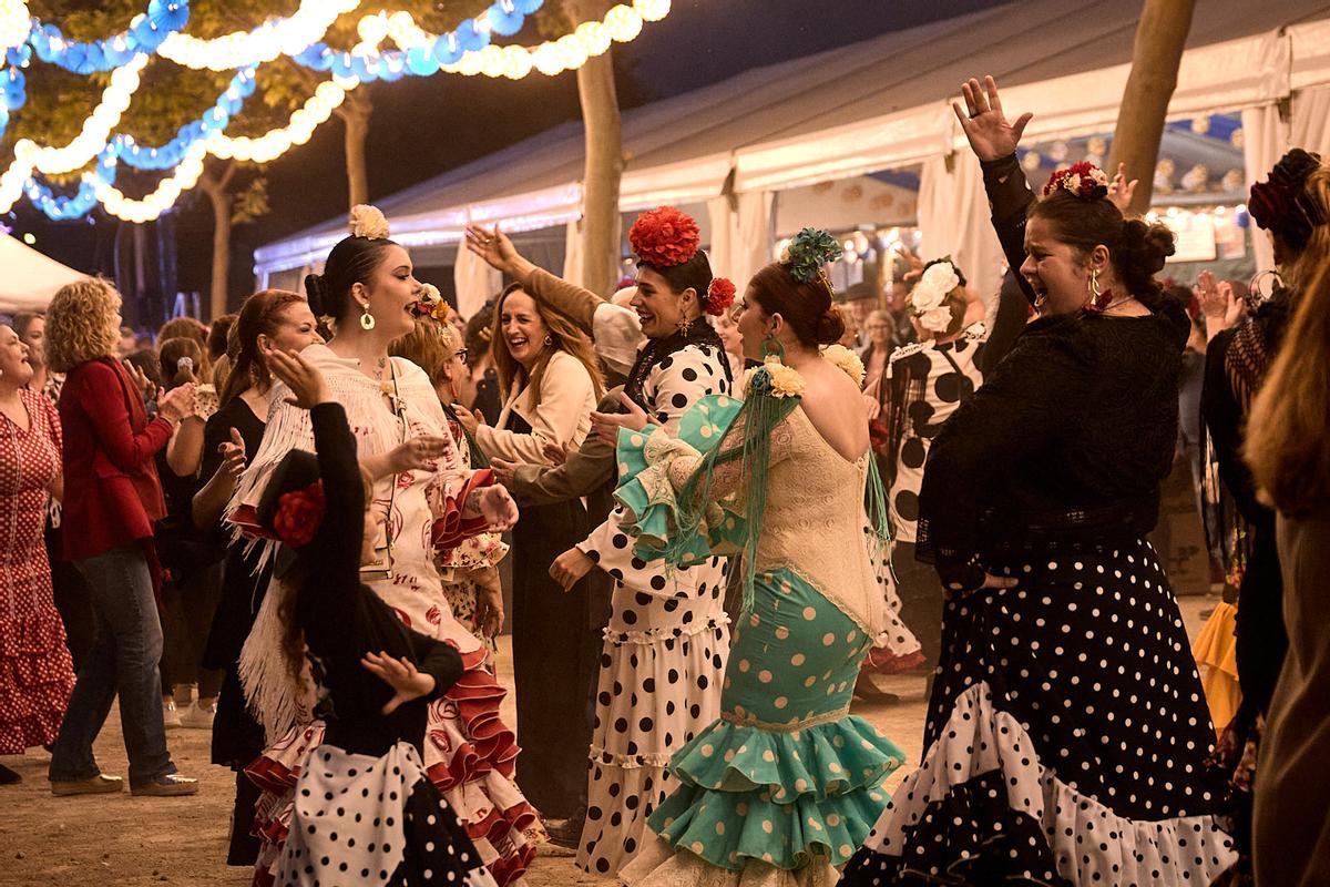 Inauguración de la feria, ayer.