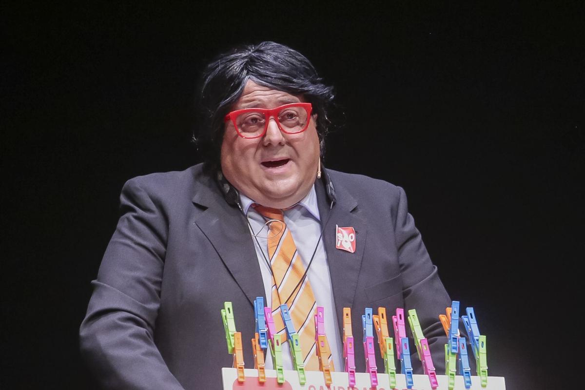 El carnavalero emeritense Tomás Sauceda Rodríguez.