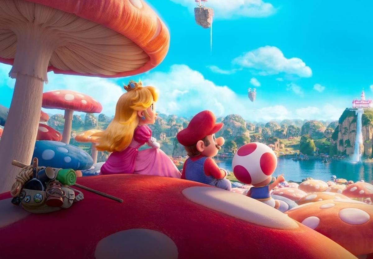 Peach, Mario y Toad en una escena de ’Super Mario Bros.: La película’.