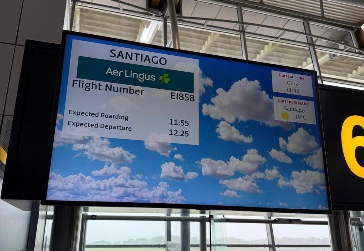 El nuevo enlace comunica Santiago con la segunda mayor ciudad de Irlanda.
